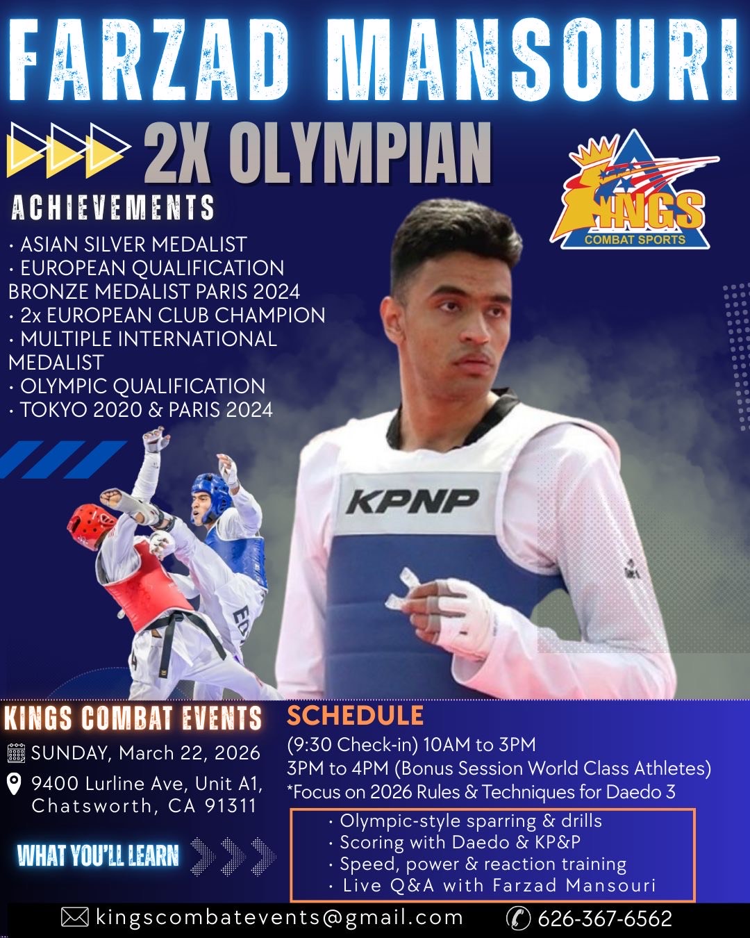 Kings Combat Event Poster